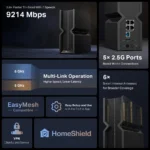 ⁦נתב Archer BE550 BE9300 WI-FI7 מבית TP-LINK⁩ – תמונה ⁦3⁩