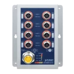 Planet ISW-808PT-M12A – מתג ניהולי תעשייתי