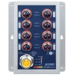 ⁦Planet ISW-808PT-M12A – מתג ניהולי תעשייתי⁩ – תמונה ⁦2⁩