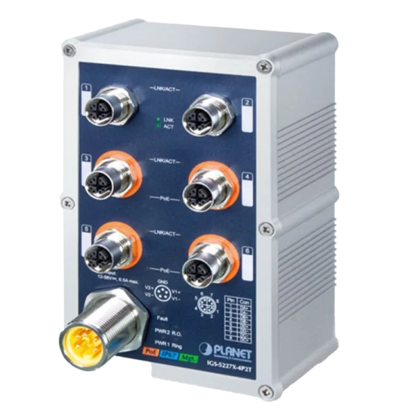 Planet IGS-5227X-4P2T – מתג ניהולי תעשייתי