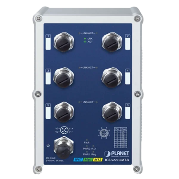 Planet IGS-5227-6MT-X – מתג ניהולי תעשייתי