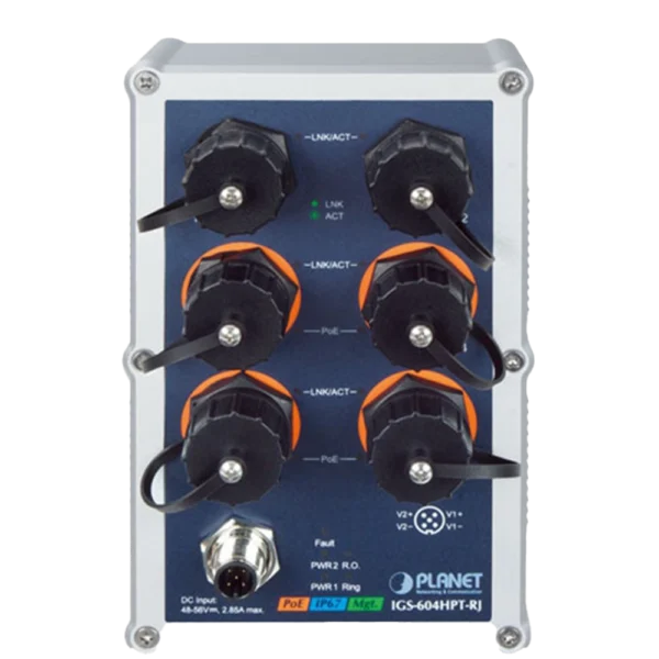 Planet IGS-604HPT-RJ – מתג תעשייתי