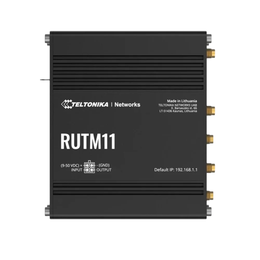 99560-011-0_1 נתב סלולרי תעשייתי RUTM11 מבית TELTONIKA – תמונה 1