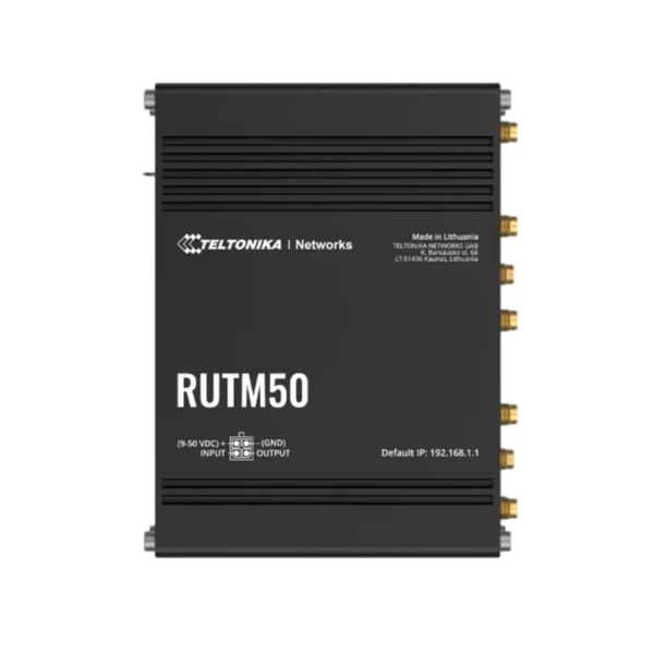 נתב סלולרי תעשייתי RUTM50 5G מבית TELTONIKA