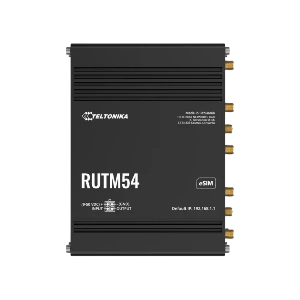 נתב סלולרי תעשייתי RUTM54 5G מבית TELTONIKA