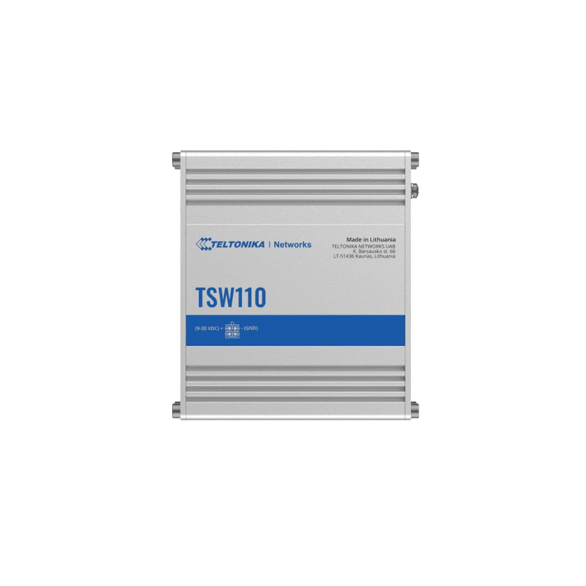 99560-110-00 מתג תעשייתי לא מנוהל TSW110 מבית TELTONIKA – תמונה 1