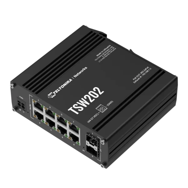 מתג תעשייתי מנוהל TSW202 מבית TELTONIKA
