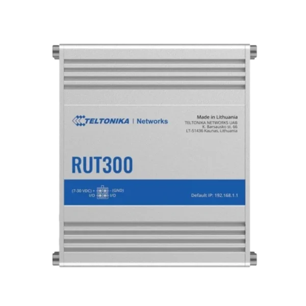 נתב קווי (ללא סים) RUT300 מבית TELTONIKA