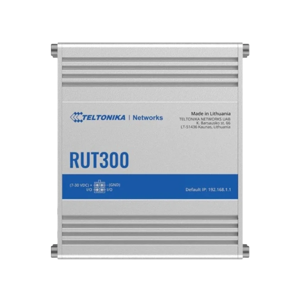 99560-300-00_1 נתב קווי (ללא סים) RUT300 מבית TELTONIKA – תמונה 1