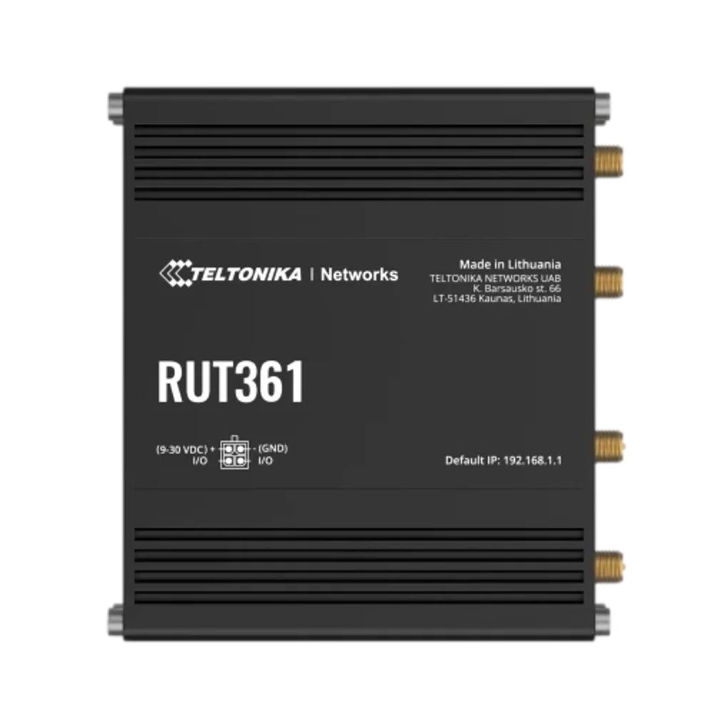 99560-361-00_1 נתב סלולרי 6 RUT361 CAT מבית TELTONIKA – תמונה 1
