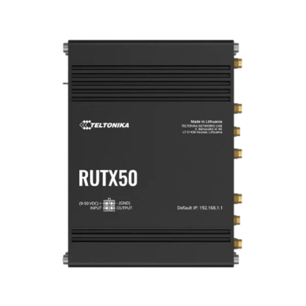 נתב סלולרי תעשייתי RUTX50 5G מבית TELTONIKA