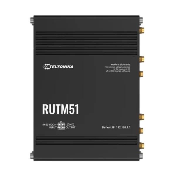נתב סלולרי תעשייתי RUTM51 5G מבית TELTONIKA