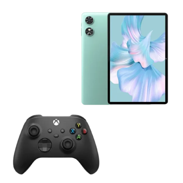 חבילה הכוללת בקר XBOX Series S | X אלחוטי צבע שחור+ טאבלט OUKITEL OT6 4+64 10.1 ירוק