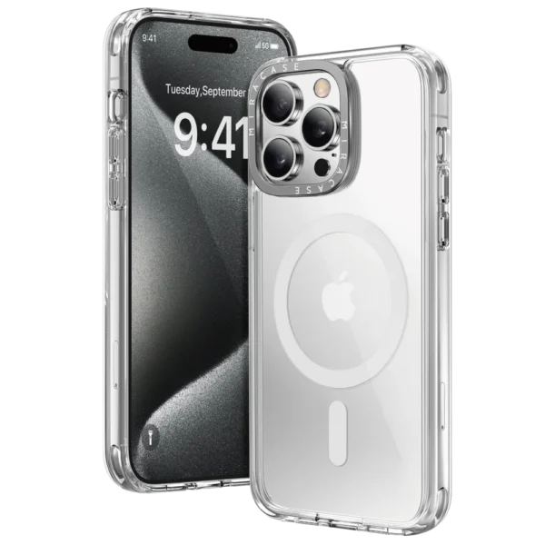 כיסוי שקוף ל-iPhone 15 PRO MAGSAFE מבית MIRACASE