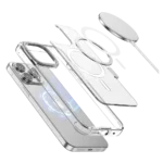 ⁦כיסוי שקוף ל-iPhone 15 PRO MAGSAFE מבית MIRACASE⁩ – תמונה ⁦2⁩