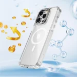 ⁦כיסוי שקוף ל-iPhone 15 PRO MAGSAFE מבית MIRACASE⁩ – תמונה ⁦4⁩