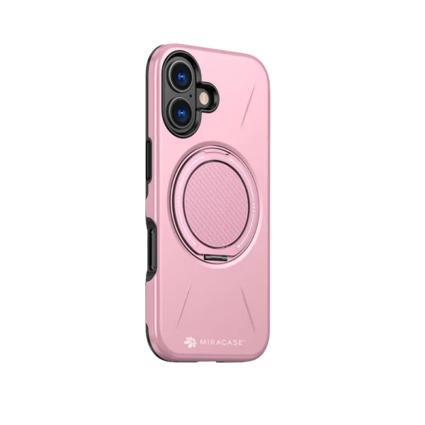 כיסוי ל-iPhone 17 בצבע ורוד דגם MIRAMAG מבית Miracase