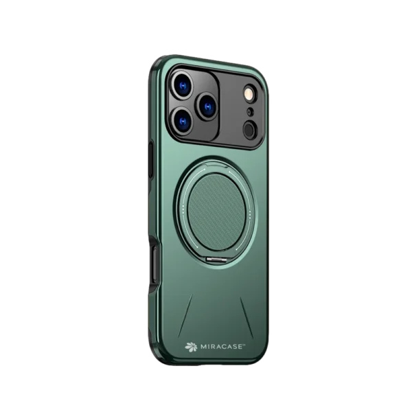 כיסוי ל- iPhone 17 Pro Max בצבע ירוק דגם MIRAMAG מבית Miracase
