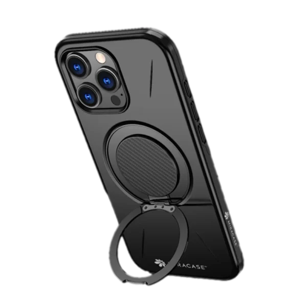 כיסוי ל-iPhone 16 Pro בצבע שחור דגם MIRAMAG מבית Miracase