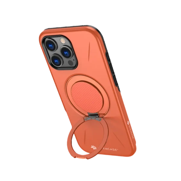 כיסוי ל-iPhone 16 Pro בצבע כתום דגם MIRAMAG מבית Miracase