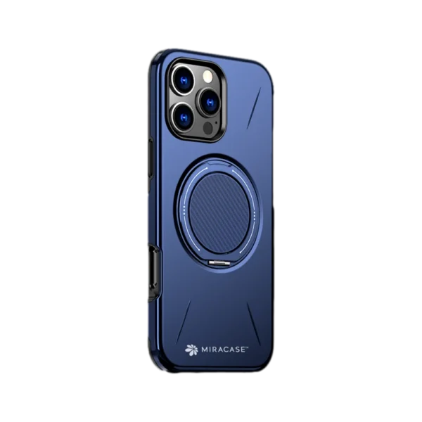 כיסוי ל-iPhone 16 Pro בצבע כחול דגם MIRAMAG מבית Miracase