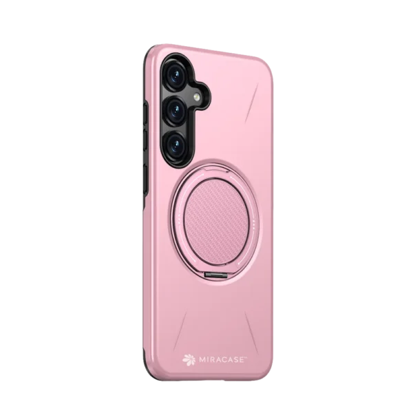 כיסוי ל-Samsung S25 Plus בצבע ורוד דגם MIRAMAG מבית Miracase
