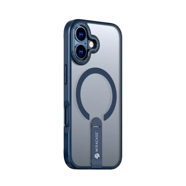 כיסוי MAGSAFE ל-iPhone 17 בצבע כחול דגם MIRASTAND מבית Miracase
