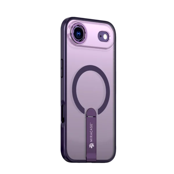 כיסוי MAGSAFE ל-iPhone 17 Air  בצבע סגול דגם MIRASTAND מבית Miracase