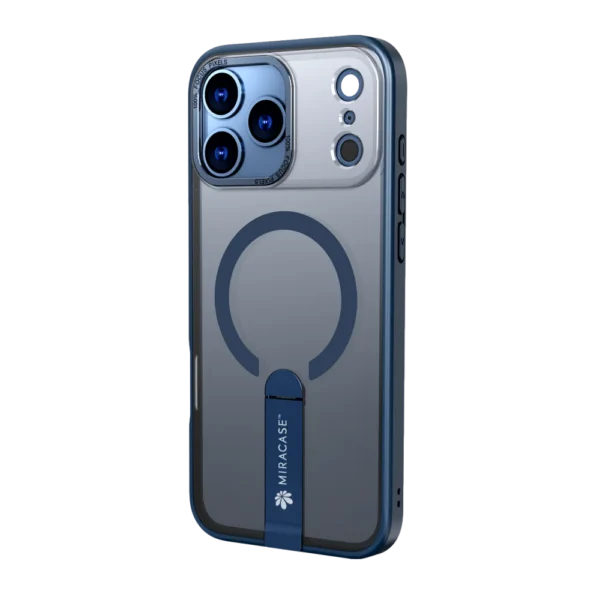 כיסוי MAGSAFE ל-iPhone 17 Pro  בצבע כחול דגם MIRASTAND מבית Miracase