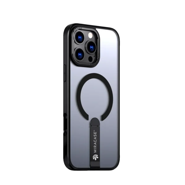 כיסוי MAGSAFE ל-iPhone 16 Pro  בצבע שחור דגם MIRASTAND מבית Miracase