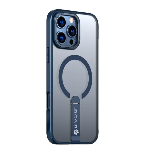 כיסוי MAGSAFE ל-iPhone 16 Pro  בצבע כחול דגם MIRASTAND מבית Miracase