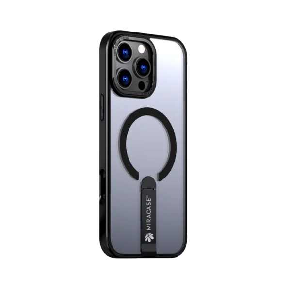 כיסוי MAGSAFE ל-iPhone 16 Pro Max  בצבע שחור דגם MIRASTAND מבית Miracase
