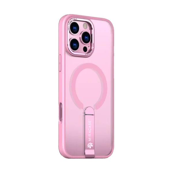 כיסוי MAGSAFE ל-iPhone 16 Pro Max  בצבע ורוד דגם MIRASTAND מבית Miracase