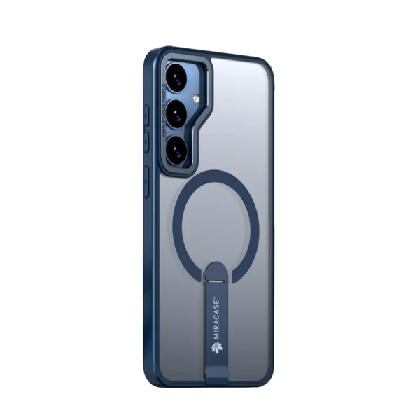 כיסוי MAGSAFE ל-Samsung S25 Plus  בצבע כחול דגם MIRASTAND מבית Miracase