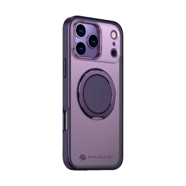 כיסוי ל-iPhone 17 Pro בצבע סגול דגם MIRARING מבית Miracase