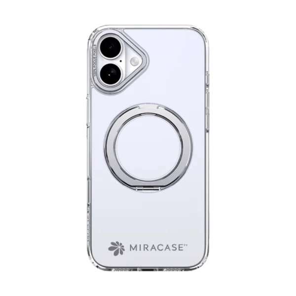 כיסוי ל-iPhone 16 בצבע שקוף דגם MIRARING מבית Miracase