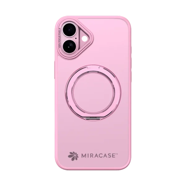כיסוי ל-iPhone 16 בצבע ורוד דגם MIRARING מבית Miracase