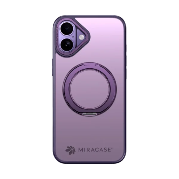 כיסוי ל-iPhone 16 בצבע סגול דגם MIRARING מבית Miracase