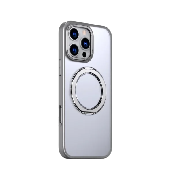 כיסוי ל-iPhone 16 Pro בצבע אפור דגם MIRARING מבית Miracase