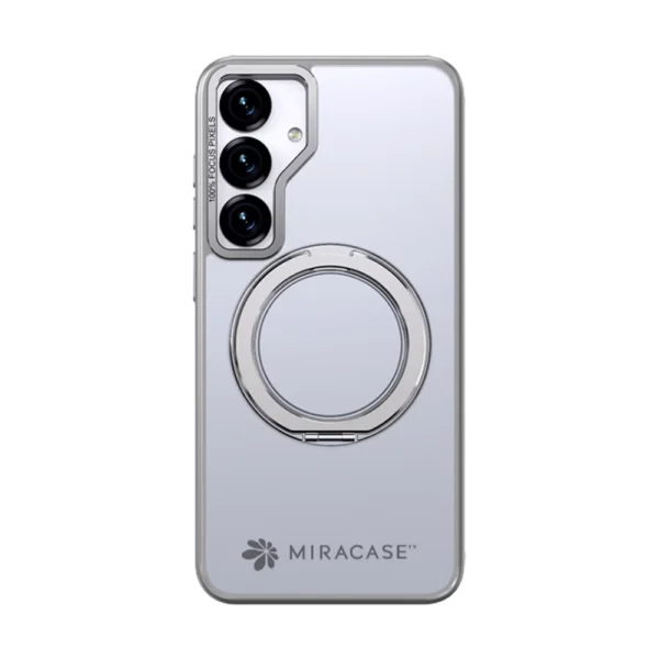כיסוי ל-Samsung S25 בצבע אפור דגם MIRARING מבית Miracase