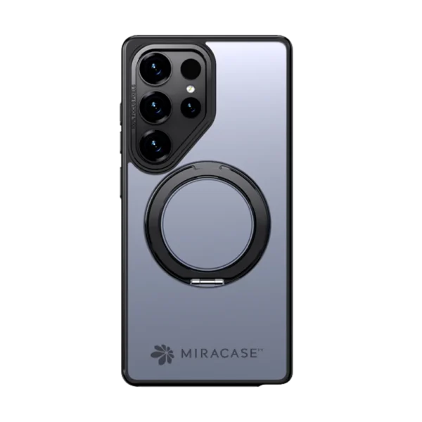 כיסוי ל-Samsung S25 Ultra בצבע שחור דגם MIRARING מבית Miracase