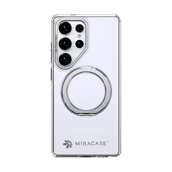 כיסוי ל-Samsung S25 Ultra בצבע שקוף דגם MIRARING מבית Miracase