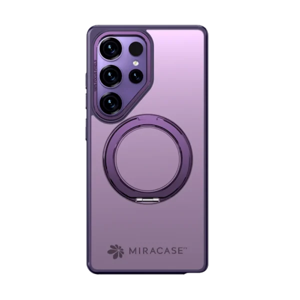 כיסוי ל-Samsung S25 Ultra בצבע סגול דגם MIRARING מבית Miracase