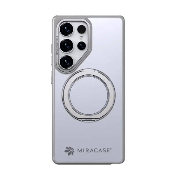 כיסוי ל-Samsung S25 Ultra בצבע אפור דגם MIRARING מבית Miracase