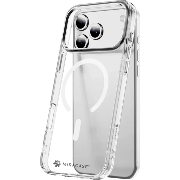 כיסוי ל-iPhone 17 Pro בצבע שקוף דגם MIRASAFE מבית Miracase