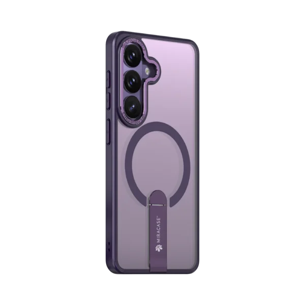 כיסוי MAGSAFE ל-Samsung S26 בצבע סגול דגם MIRASTAND מבית Miracase