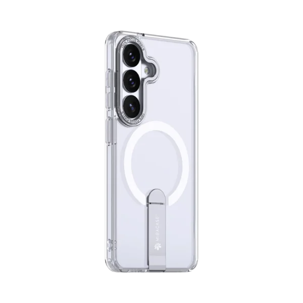 כיסוי MAGSAFE ל-Samsung S26 Plus בצבע שקוף דגם MIRASTAND מבית Miracase