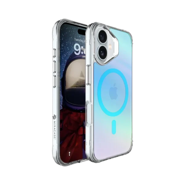 כיסוי ל-iPhone 17 בצבע כחול דגם MIRACHROME מבית Miracase
