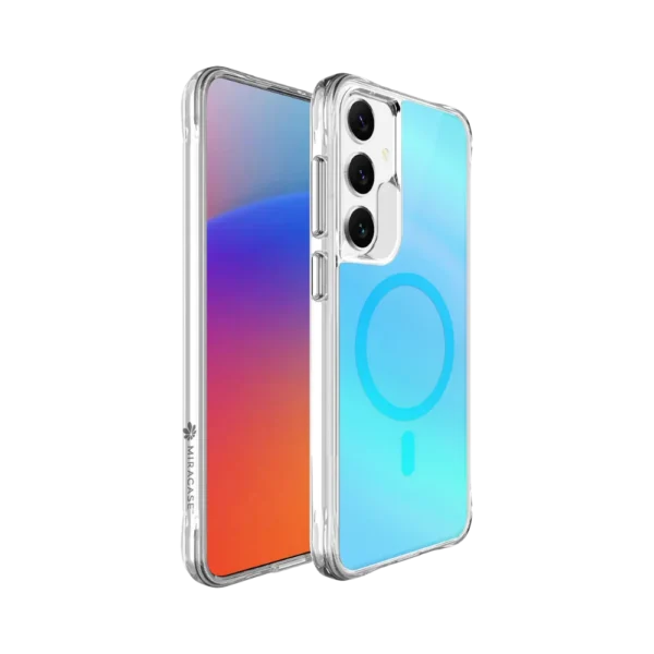 כיסוי ל-Samsung S25 בצבע כחול דגם MIRACHROME מבית Miracase