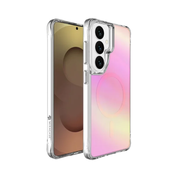 כיסוי ל-Samsung S26 בצבע ורוד דגם MIRACHROME מבית Miracase